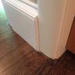 Routered edge 1/4" roundover